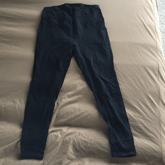 Black maternity leggings