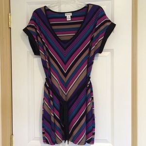V-striped Maternity Tunic