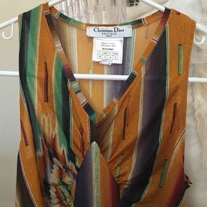 Christian Dior Navajo shirt