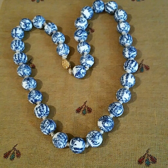 Chinese beaded necklace