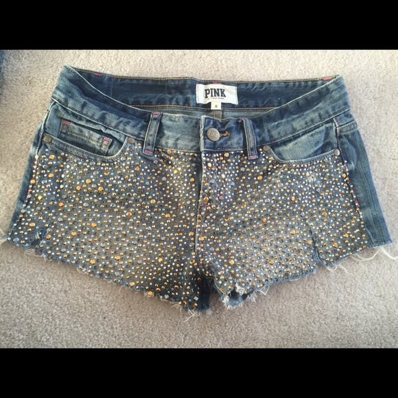 Victoria's Secret Pink rhinestone shorts