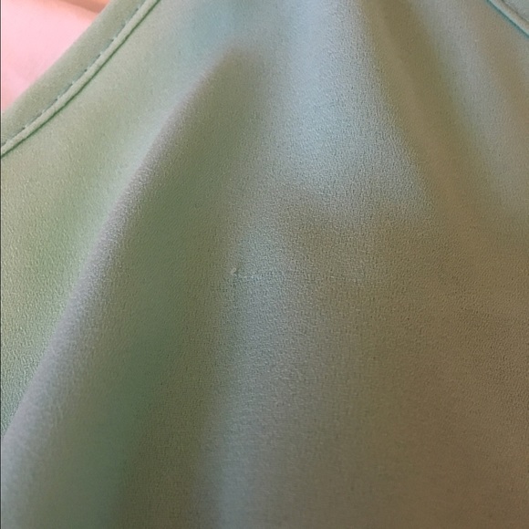 mint green romper with pom poms - Picture 4 of 4