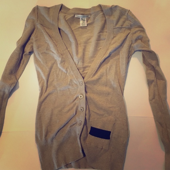 Tan cardigan