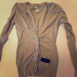 Tan cardigan