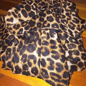 Infinity leopard scarf