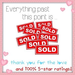 Everything ⬇️ SOLD!