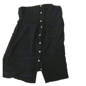 Strapless beach coverup