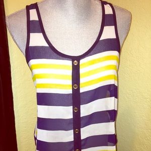 Striped Francessca's Top