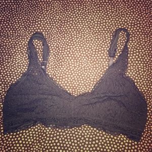 Charcoal Grey AE Bralette LARGE