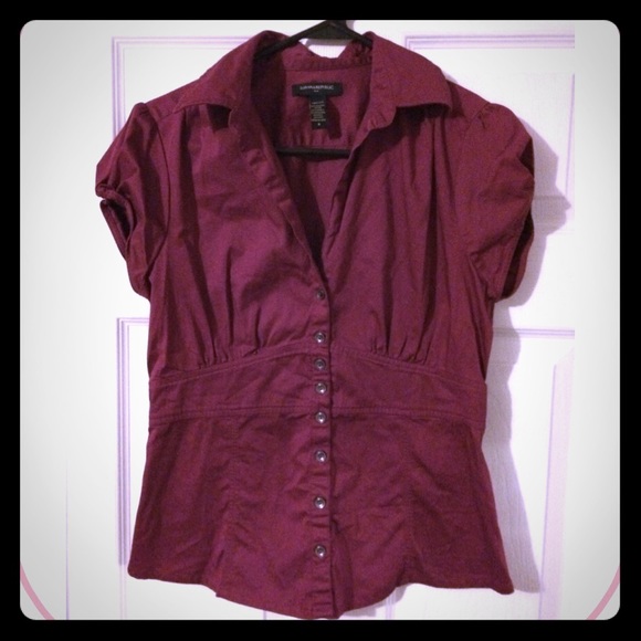 Dressy Maroon Blouse