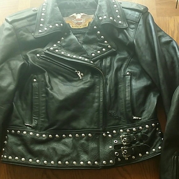 Harley Davidson leather coat