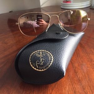 Gold Ray Ban Aviators