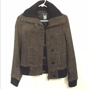 French Connection wool bomber jacket, size 2