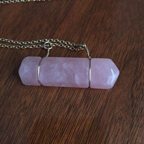 [reserved for @hxlleann] Pink & Gold Gem Necklace