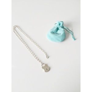 Tiffany & Co. Silver Key Lock Necklace