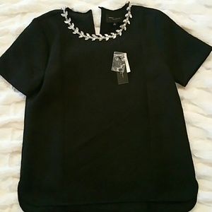 Romeo & Juliet Couture  Large NWT Embellished Top