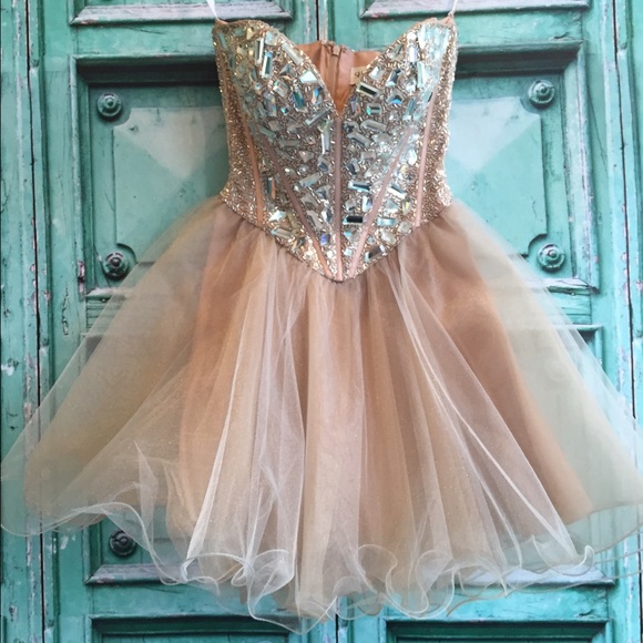 Sherri Hill crystal prom dress