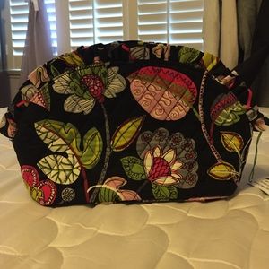 Vera Bradley Large Ruffle Cosmetic Moon Blooms