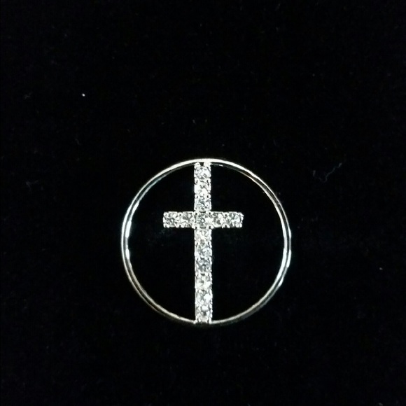 Origami Owl Cross Window plate