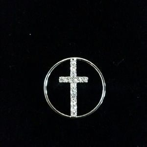 Origami Owl Cross Window plate