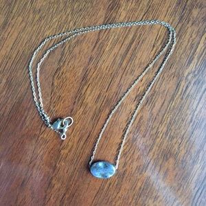 Gold and silver necklace