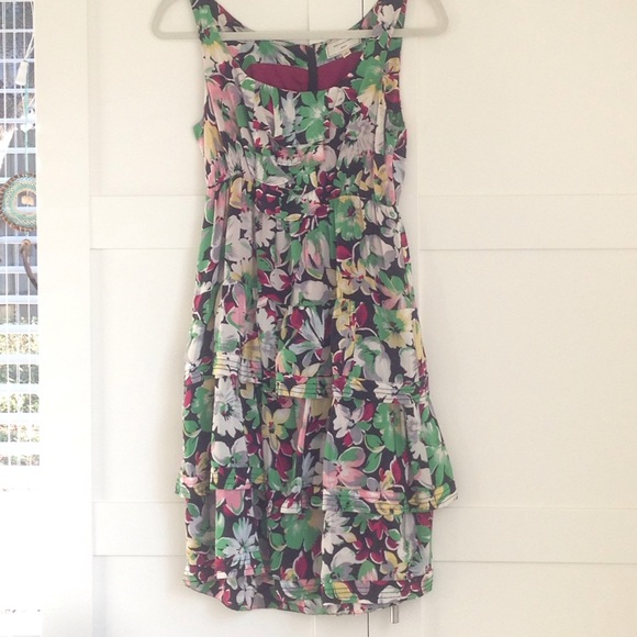 Vibrant Floral Anthropologie Dress - Picture 1 of 4