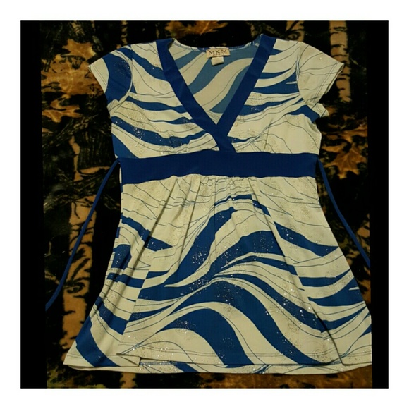MKM DESIGNS SPARKLE BLOUSE