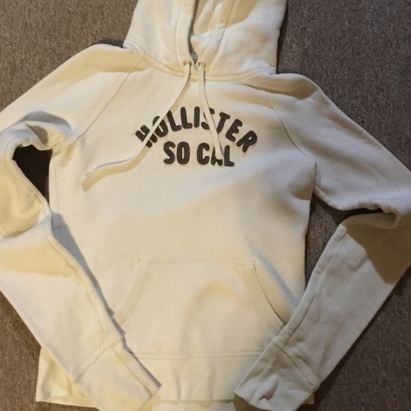 White Hollister sweatshirt - Picture 1 of 1