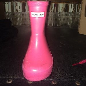 Hunter toddler pink boots