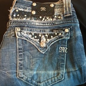 Boot cut miss me jeans 32/35