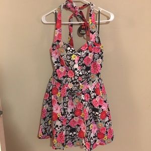 NWT Hell Bunny Fit and Flare rockabilly dress