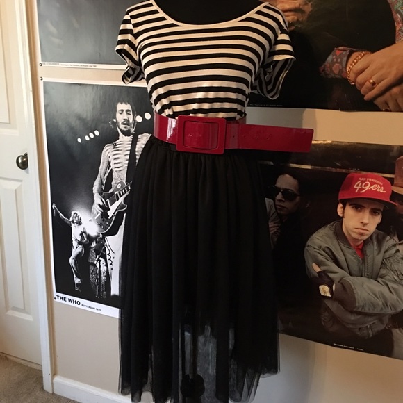 Black Tulle Skirt.
