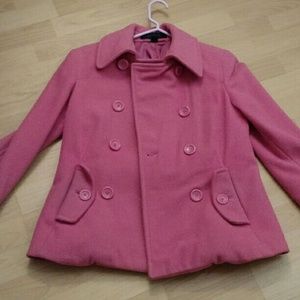 Express Pink Peacoat