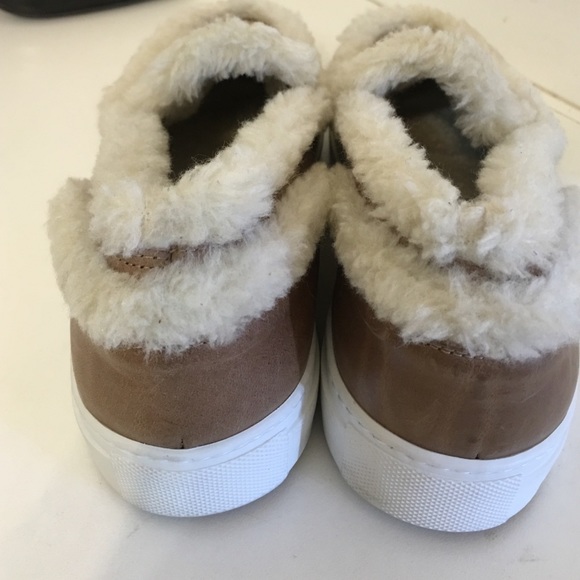 Mm6 maison margiela shearling sneaker main image 4