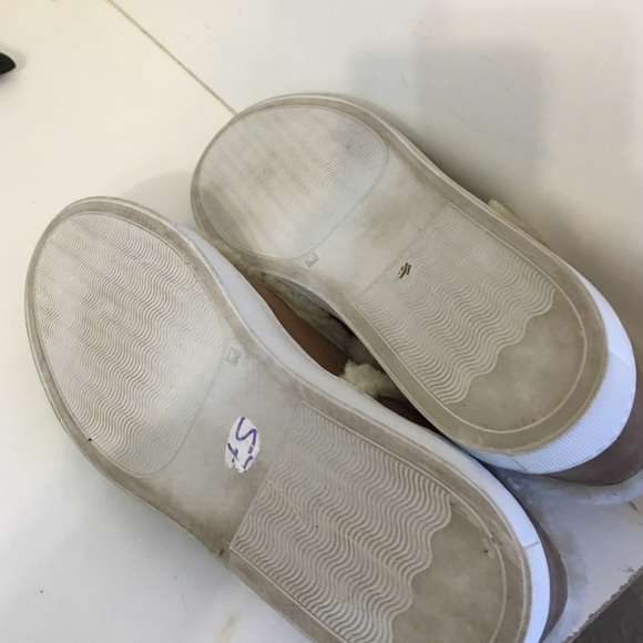Mm6 maison margiela shearling sneaker