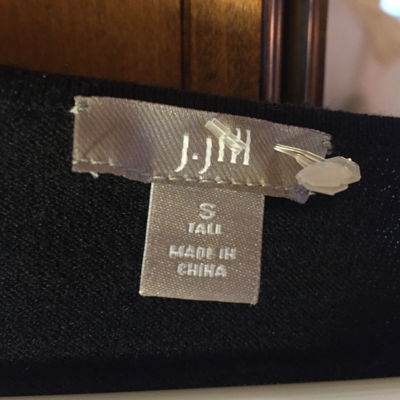 J. Jill black crewneck sweater with button detail! - Picture 2 of 4