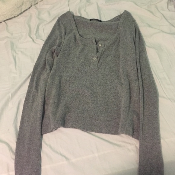 Brandy Melville grey long sleeve.