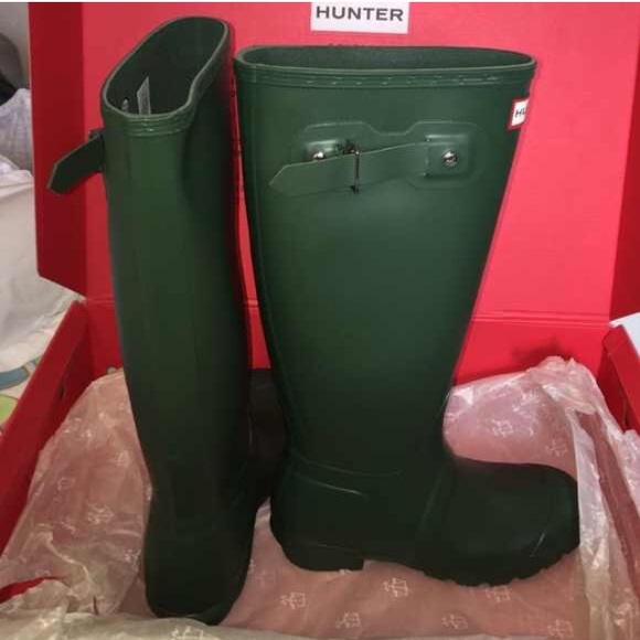 🍾Host Pick❤️ NIB Tall Hunter green Hunter boots - Picture 3 of 4