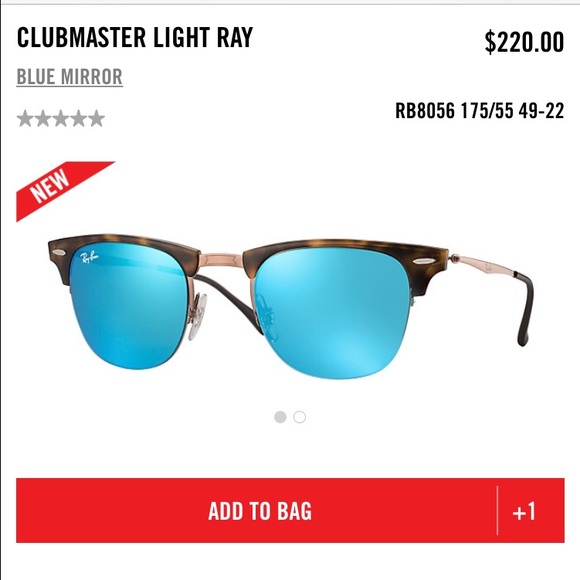 AUTHENTIC RAY-BAN CLUBMASTER - Picture 2 of 4
