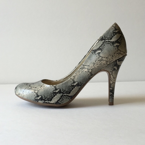 Snake skin heels