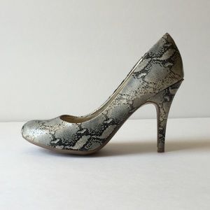 Snake skin heels