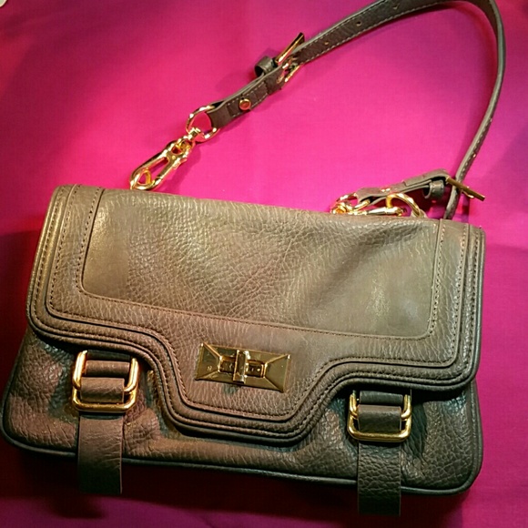 Dark gray Olivia + joy shoulder bag