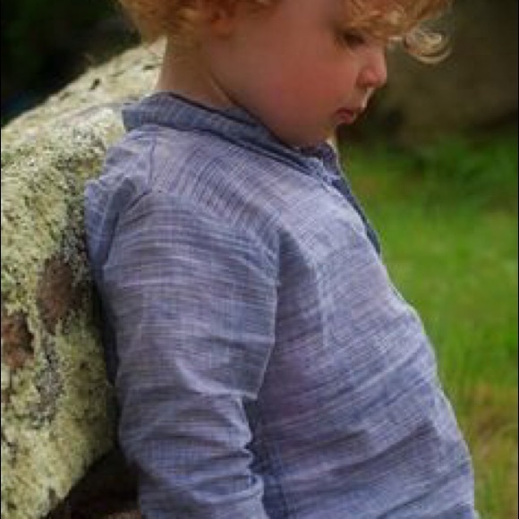 Unisex Khadi Shirt w Mandarin Collar