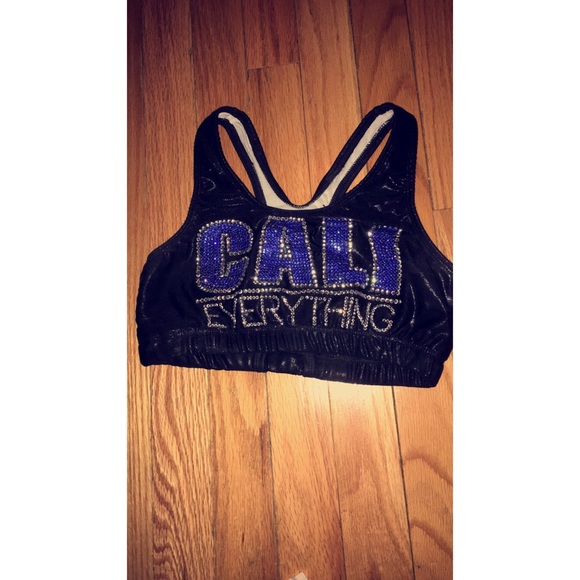 California bullets sports bra