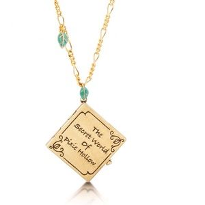 Disney couture Neverland map necklace