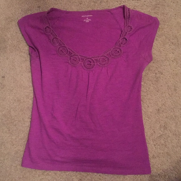 Purple banana republic top