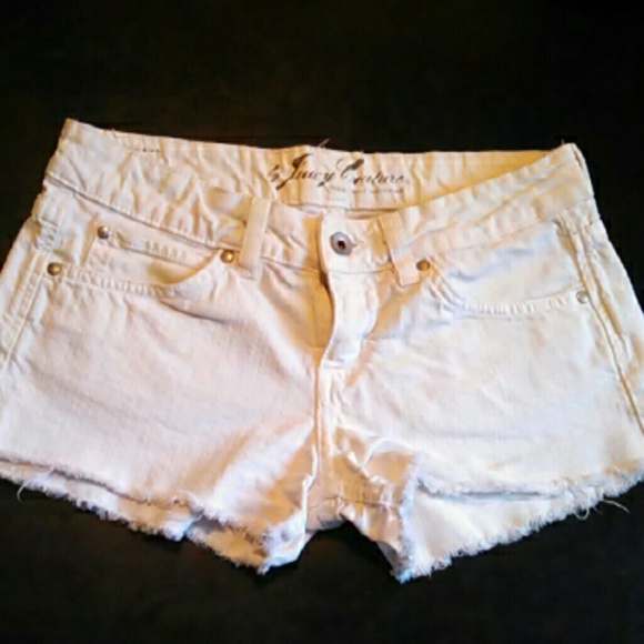 Juicy Couture frayed cut-off  shorts