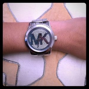 Michael kors silver & stones watch mk5544