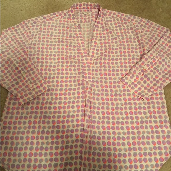 Gap polka dot blouse