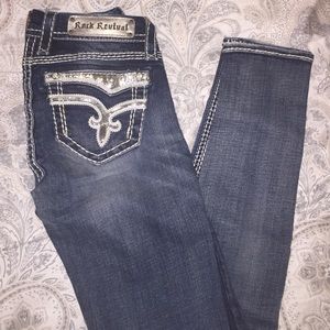 Rock Revival Skinny Jeans. Size 26